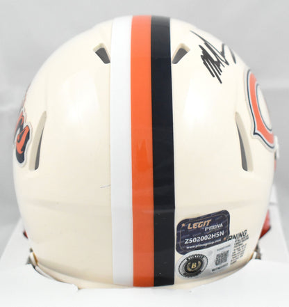Mike Singletary Autographed Chicago Bears Throwback Mini Helmet