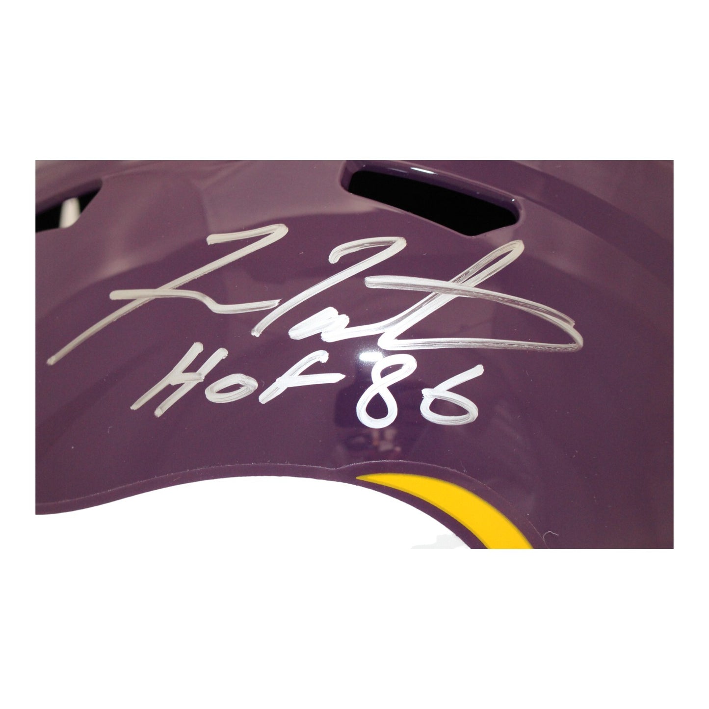 Fran Tarkenton Signed Minnesota Vikings Full Size Throwback Replica Helmet