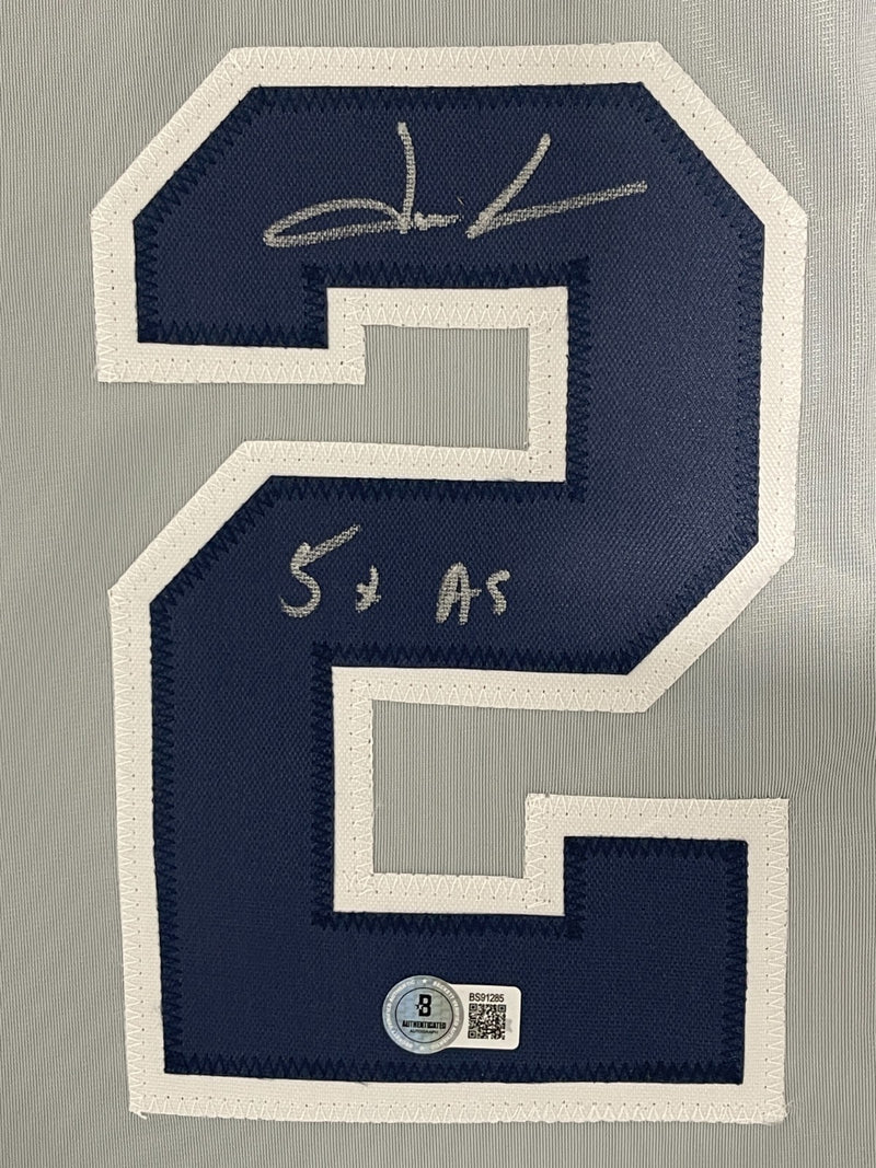 Jason Giambi Signed New York Yankees Custom Jersey (Beckett COA)
