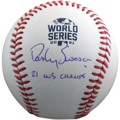 Dansby Swanson Signed Atlanta Braves 2021 World Series Baseball (WS Champs)