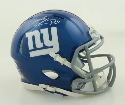 Jeremy Shockey Autographed New York Giants Mini Helmet