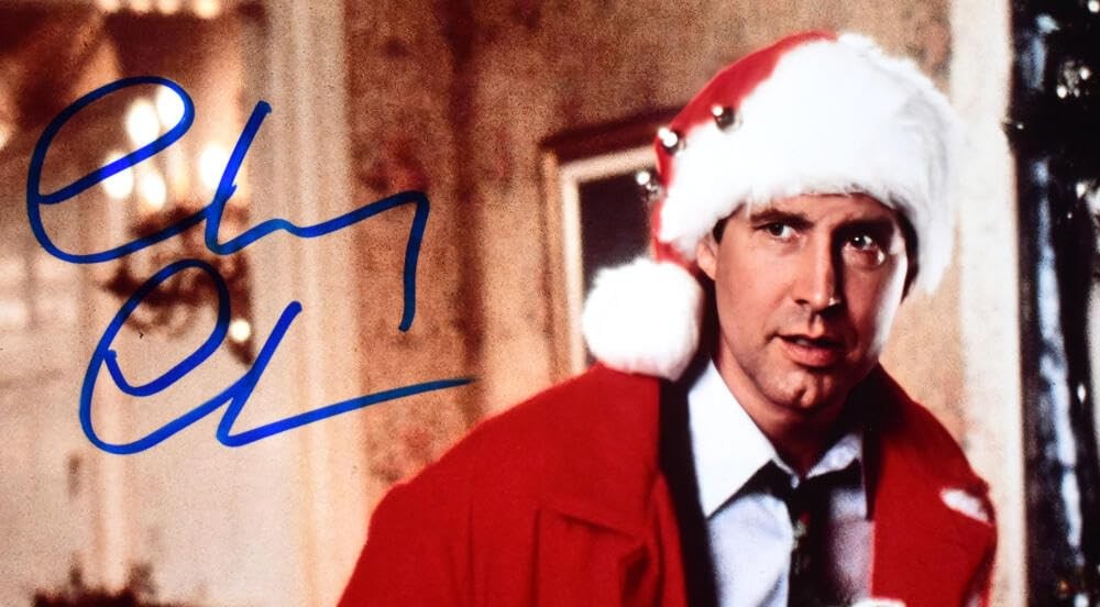 Chevy Chase Signed National Lampoon's Christmas Vacation 11x14 Photo