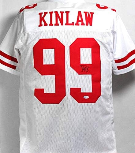 Javon Kinlaw Autographed White Pro Style Jersey