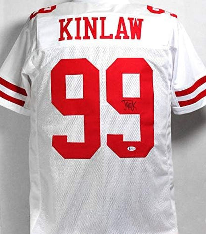 Javon Kinlaw Autographed White Pro Style Jersey