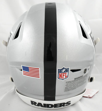 Brock Bowers Signed Las Vegas Raiders Full Size Speedflex Helmet