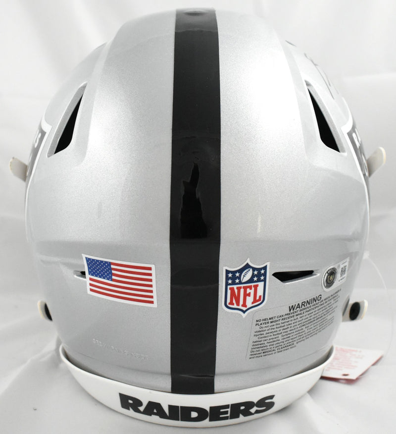 Brock Bowers Signed Las Vegas Raiders Full Size Speedflex Helmet