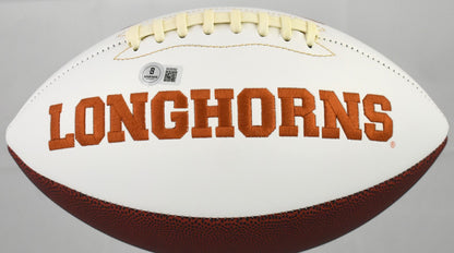 Colt McCoy Autographed Texas Longhorns Logo Football