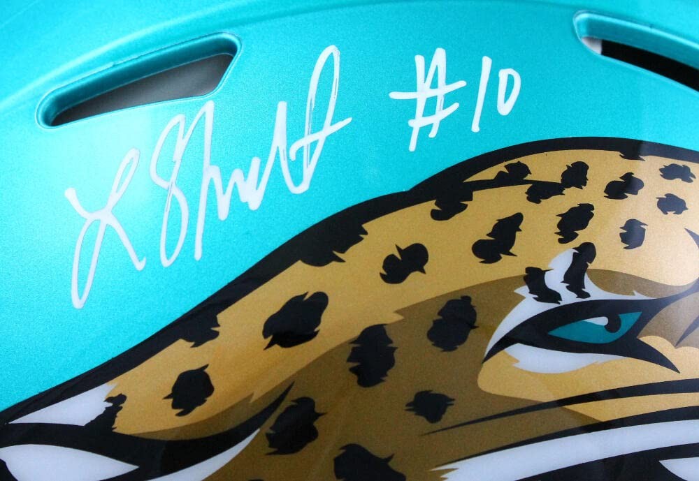 Laviska Shenault Jr Signed Jacksonville Jaguars Flash Speed Authentic Helmet