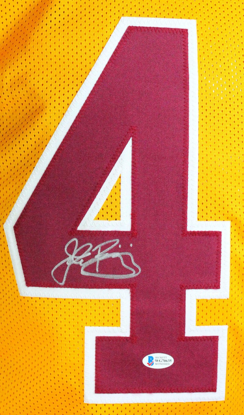 John Riggins Autographed Washington Yellow Custom Jersey
