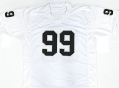 Warren Sapp Autographed Las Vegas Raiders Custom White Jersey