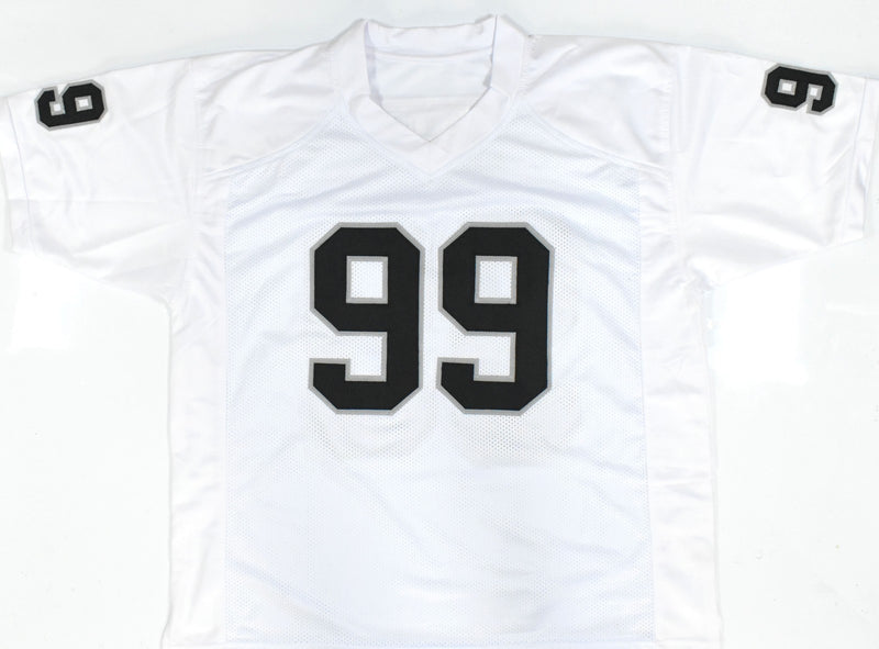Warren Sapp Autographed Las Vegas Raiders Custom White Jersey