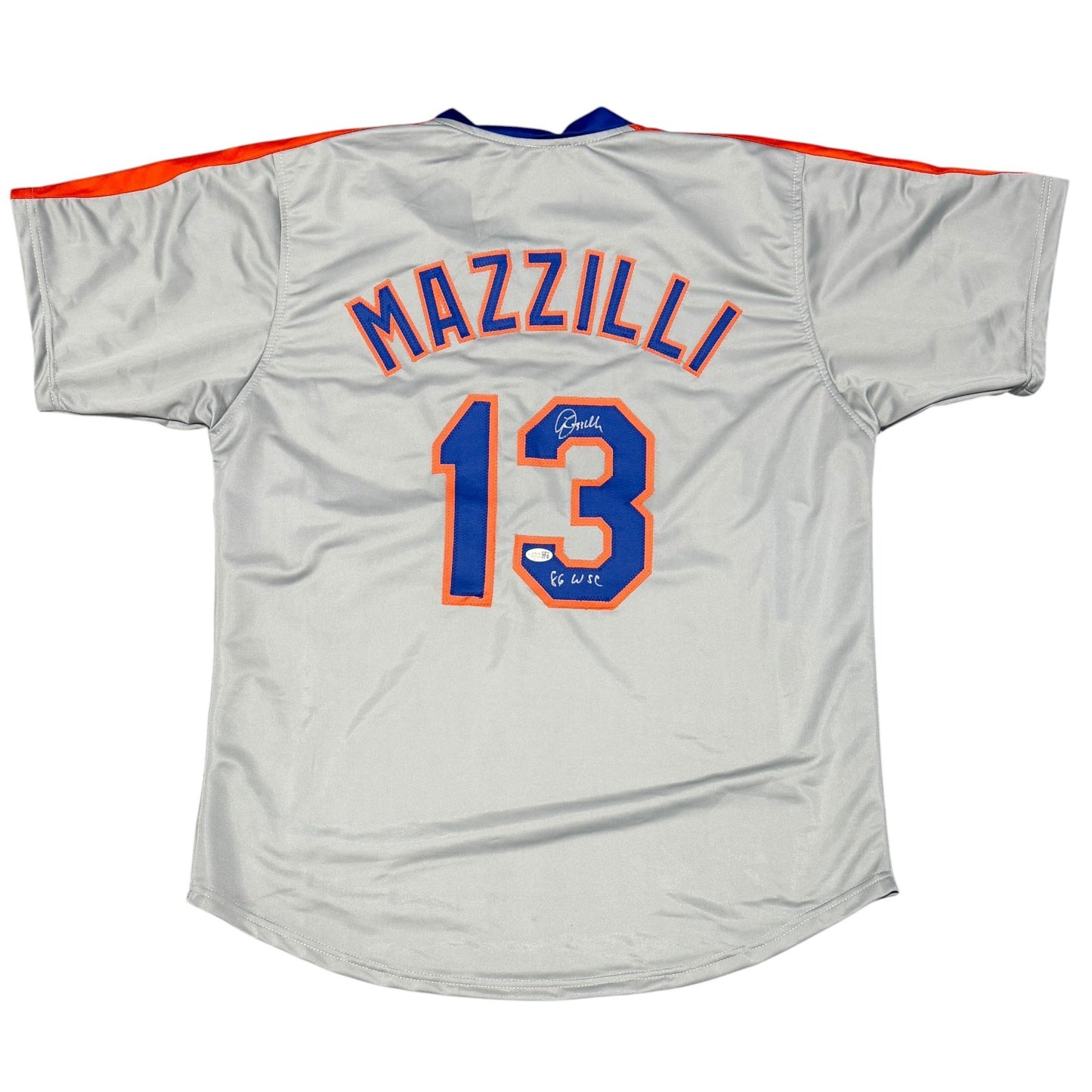 Lee Mazzilli Signed New York Mets Custom Jersey (86 WSC) JSA