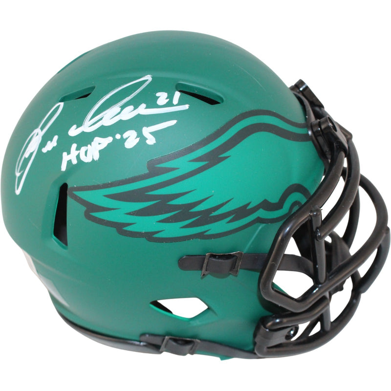 Eric Allen Signed Philadelphia Eagles Rave Mini Helmet