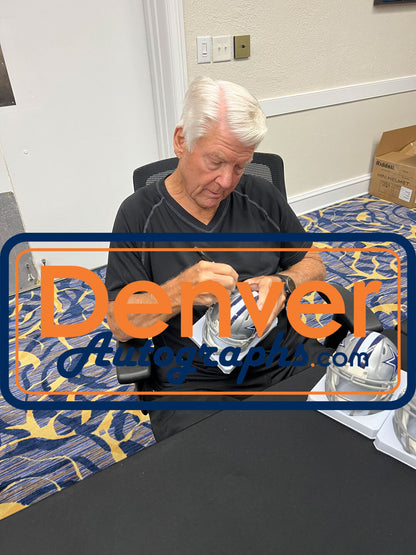 Jimmy Johnson Dallas Cowboys Autographed Speed Mini Helmet