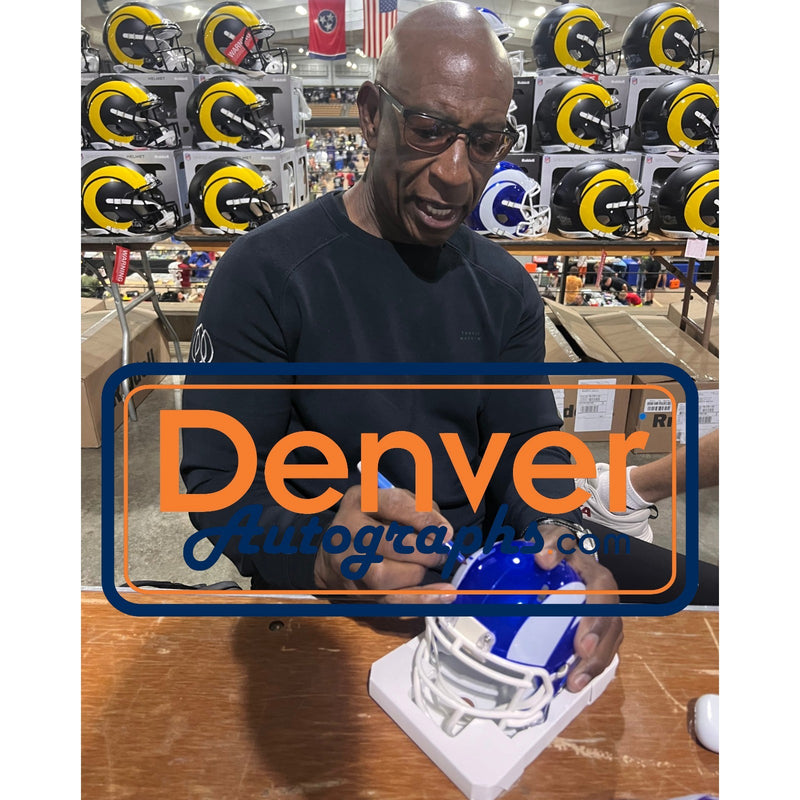 Eric Dickerson Signed Los Angeles Rams Alternative Mini Helmet