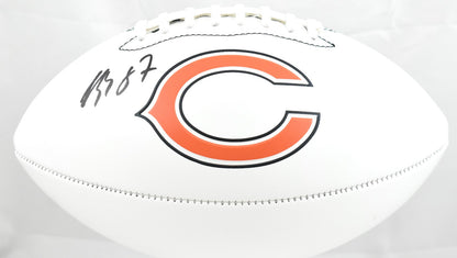Luther Burden Autographed Chicago Bears Logo Football