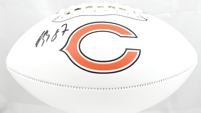 Luther Burden Autographed Chicago Bears Logo Football