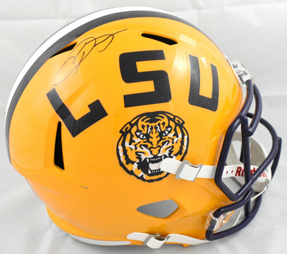 Odell Beckham Jr. Autographed LSU Tigers Full Size Speed Helmet