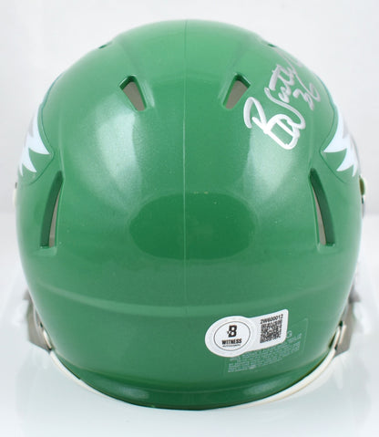 Brian Westbrook Signed Philadelphia Eagles 2023 Alternate Mini Helmet