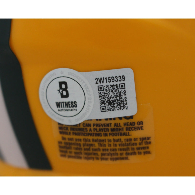 Jayden Reed Autographed Green Bay Packers Speed Mini Helmet
