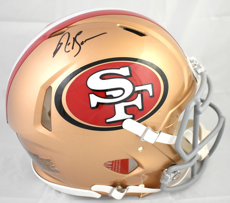 NaVorro Bowman Autographed San Francisco 49ers Speed Authentic Helmet