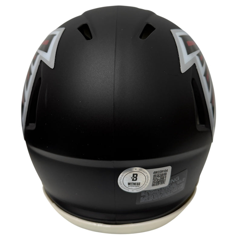 Michael Penix Jr. Signed Atlanta Falcons Speed Mini Helmet (Beckett COA)