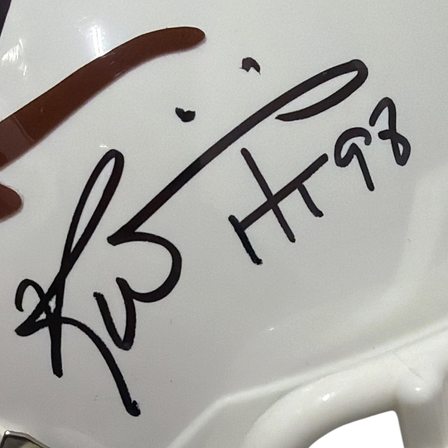 Earl Campbell & Ricky Williams Signed Texas Longhorns Mini Helmet Heisman Insc