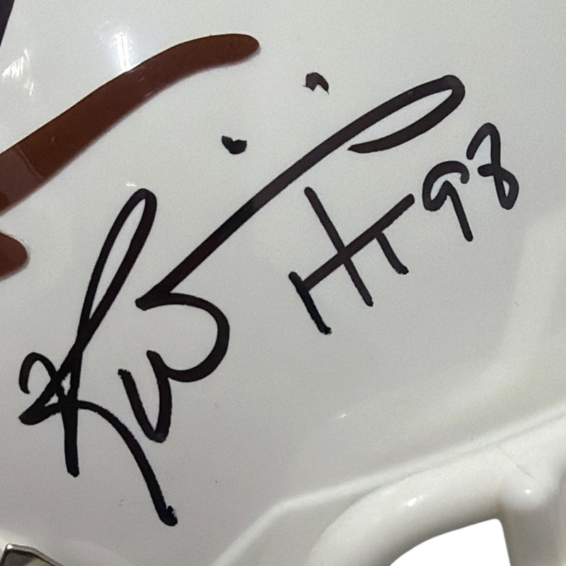 Earl Campbell & Ricky Williams Signed Texas Longhorns Mini Helmet Heisman Insc