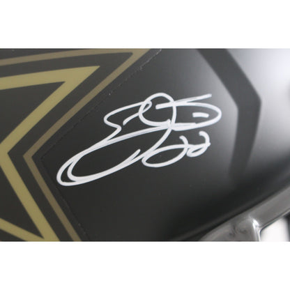 Emmitt Smith Dallas Cowboys Autographed 2025 Salute to Service Full Size Helmet