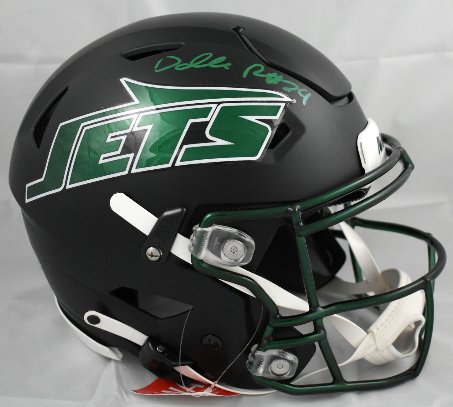 Darrelle Revis Signed New York Jets Full Size 2024 Alternate Speedflex Helmet