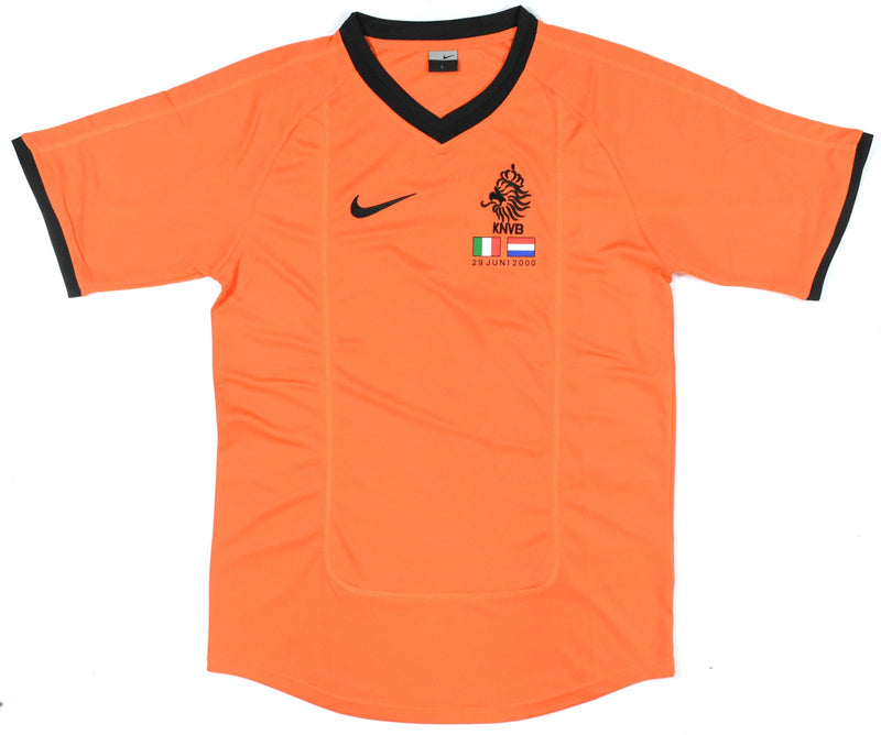 Patrick Kluivert Autographed Netherlands Home Soccer Jersey
