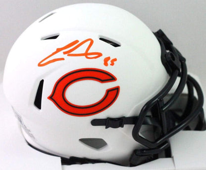 Cole Kmet Signed Chicago Bears Lunar Speed Mini Helmet