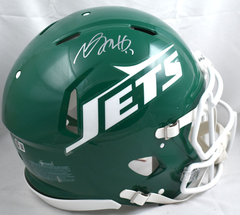 Davante Adams Autographed New York Jets Authentic Throwback Helmet