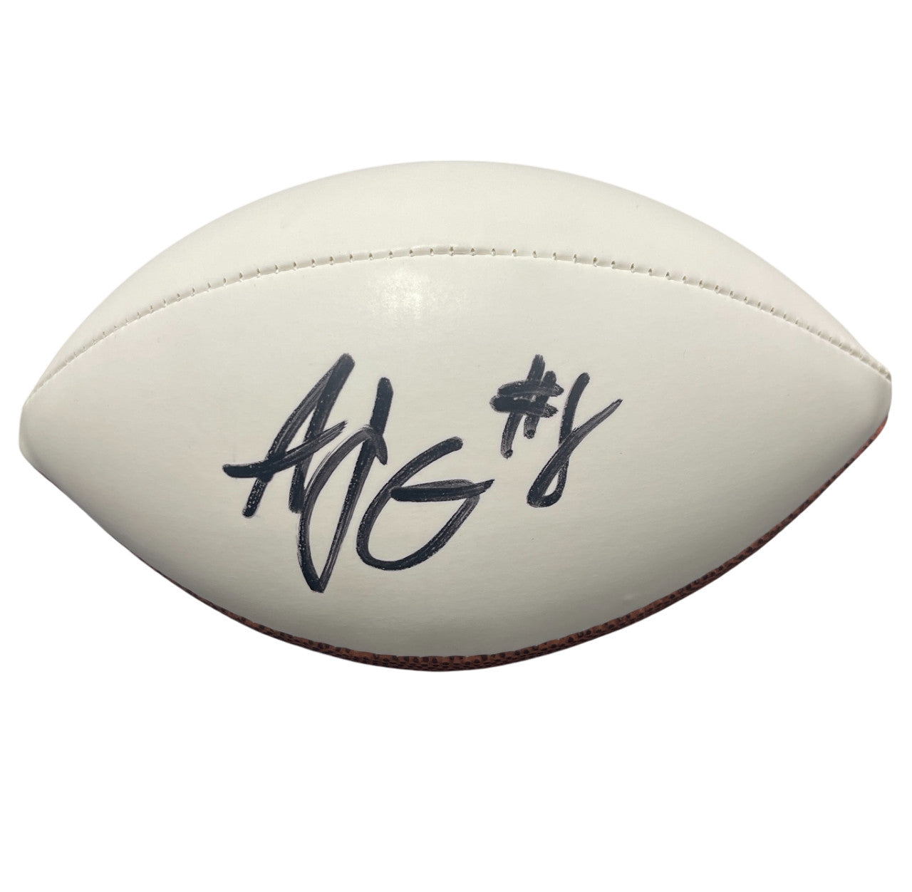 AJ Green Signed Cincinnati Bengals Wilson Mini White Panel Football - JSA