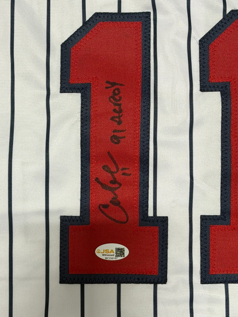 Chuck Knoblauch Autographed Minnesota Twins Custom Jersey (91 AL ROY) JSA
