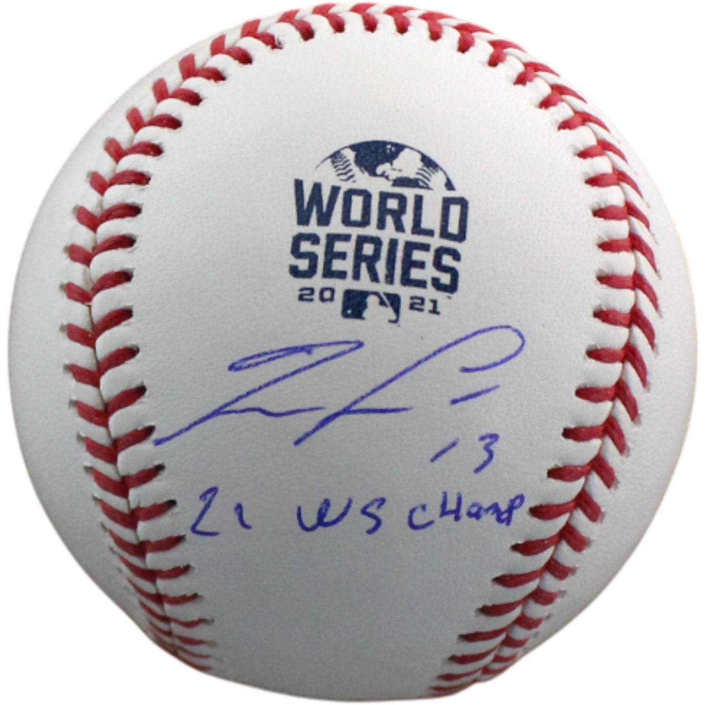 Ronald Acuna Jr. Autographed Atlanta Braves 2021 World Series Baseball