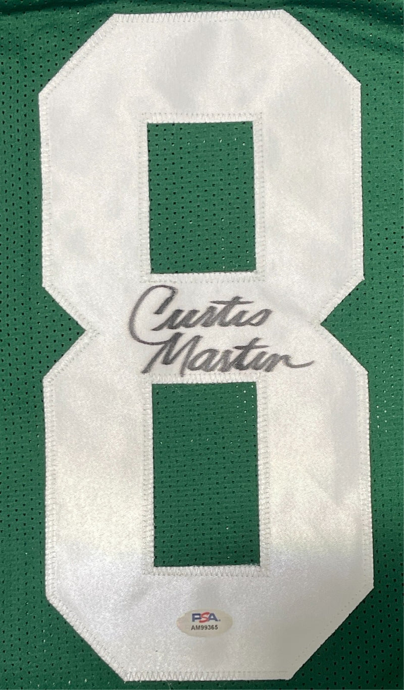 Curtis Martin Signed New York Jets Custom Football Jersey (PSA COA)