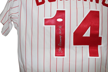 Jim Bunning Signed Philadelphia Phillies Majestic Jersey HOF