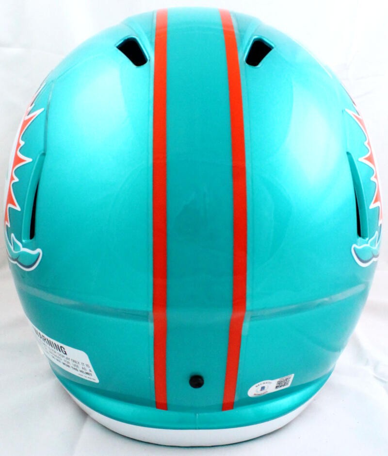 Mike Gesicki Autographed Miami Dolphins Riddell Flash Full Size Helmet