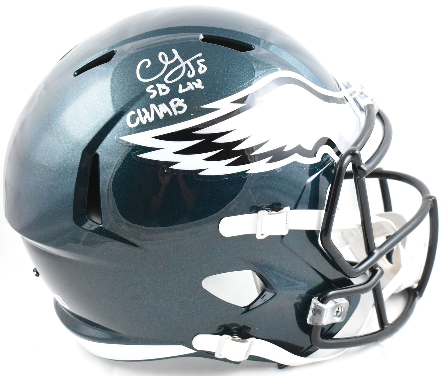 CJ Gardner-Johnson Signed Philadelphia Eagles Full Size Speed Helmet