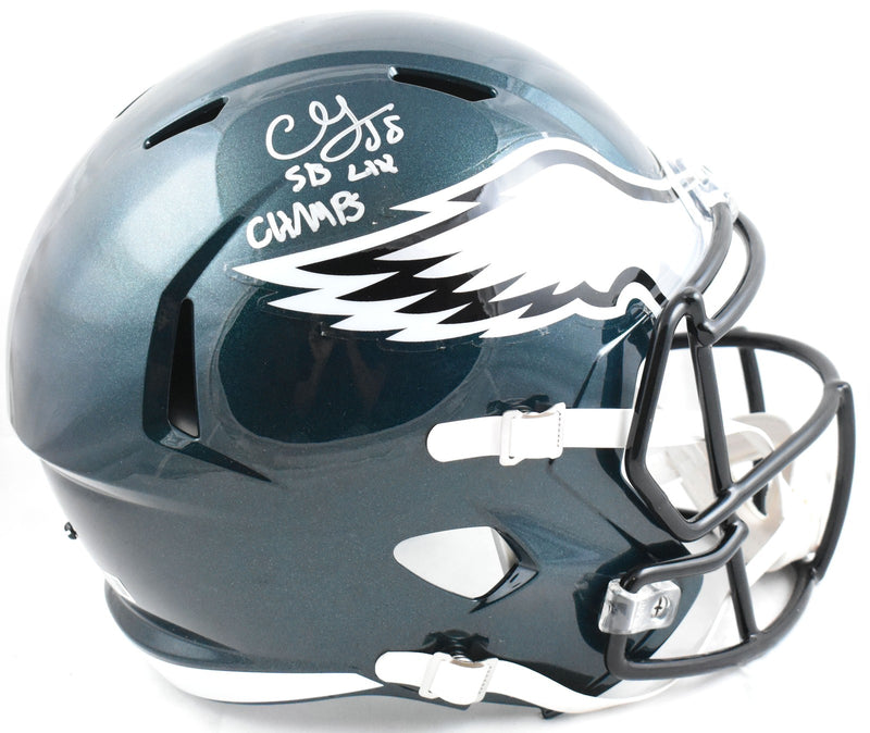 CJ Gardner-Johnson Signed Philadelphia Eagles Full Size Speed Helmet