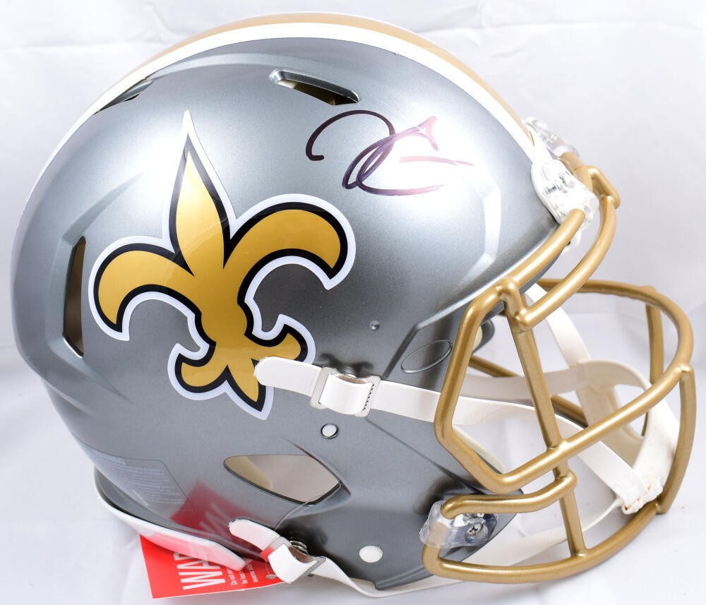 Derek Carr Signed New Orleans Saints Full Size Flash Speed Authentic Helmet