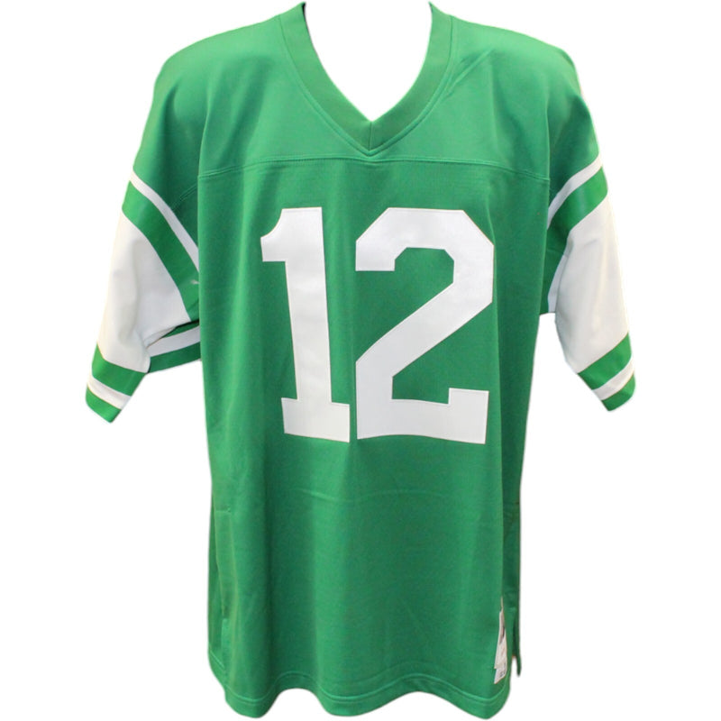 Joe Namath Signed New York Jets Green Mitchell & Ness Jersey