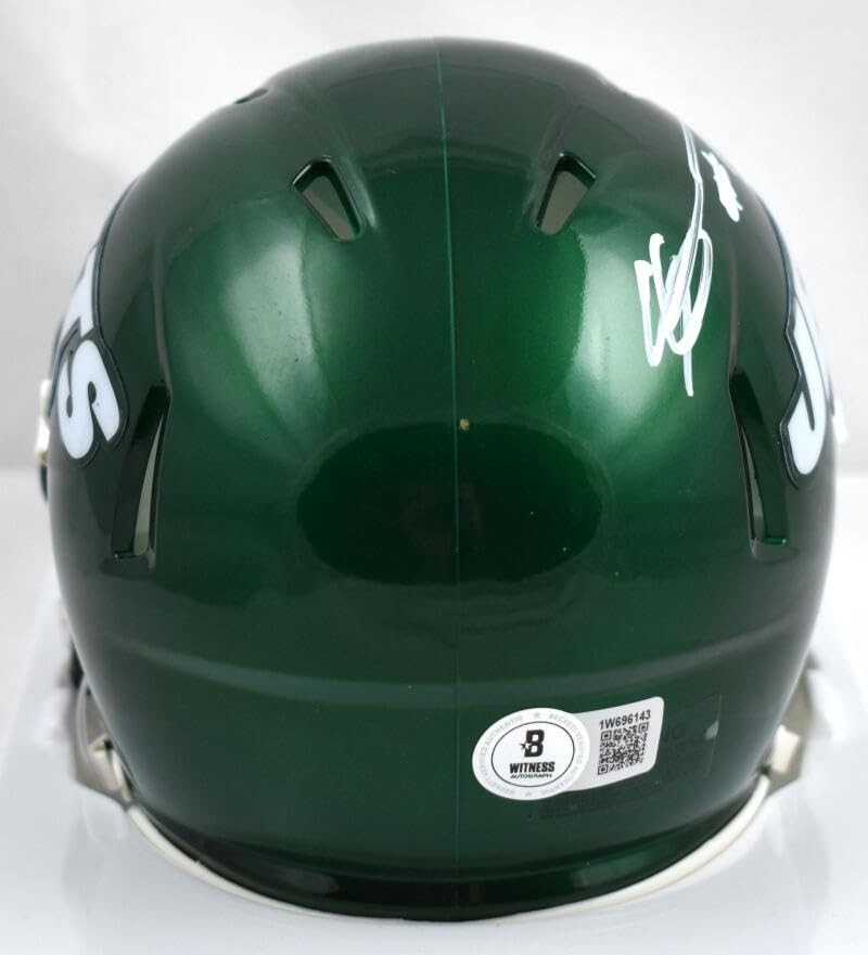 Ahmad Sauce Gardner Signed New York Jets White Speed Mini Helmet