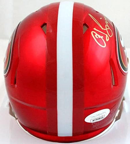 OJ Simpson Signed San Francisco 49ers Flash Speed Mini Helmet