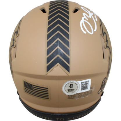 Mike Alstott Tampa Bay Buccaneers 2023 Salute to Service Mini Helmet