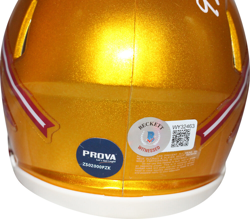 Charlie Ward FSU Seminoles Autographed Flash Mini Helmet "Heisman"
