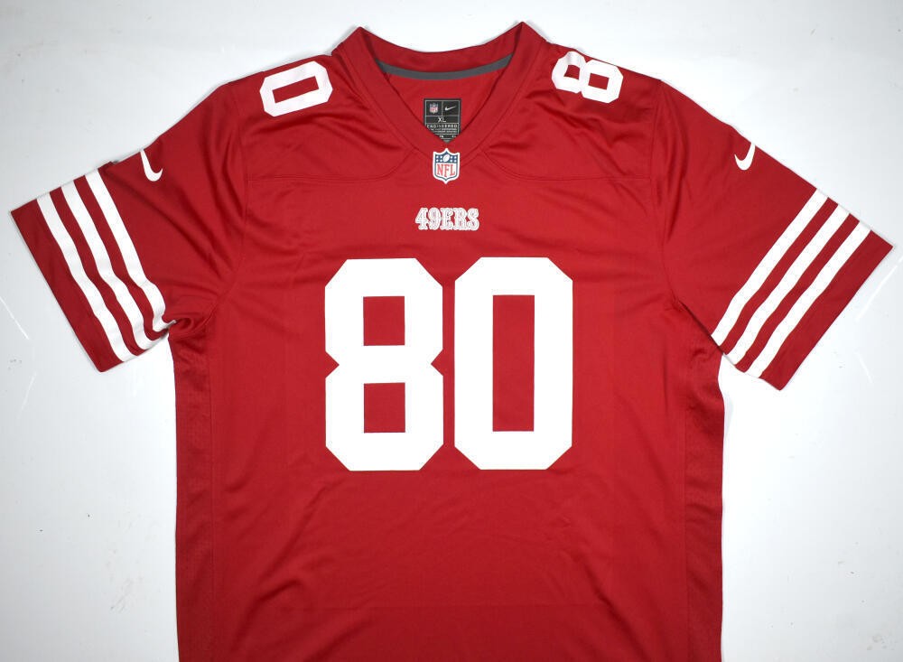 Jerry Rice Autographed San Francisco 49ers Black Nike Jersey