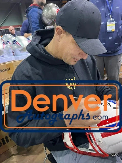 Rob Gronkowski Autographed New England Patriots Authentic Throwback Helmet