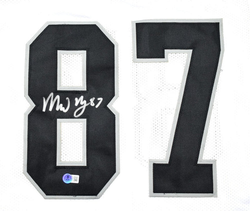 Michael Mayer Autographed White Custom Jersey